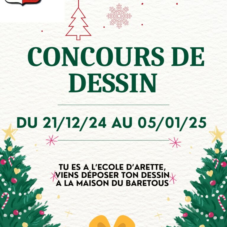 Concours dessin de Noël Arette